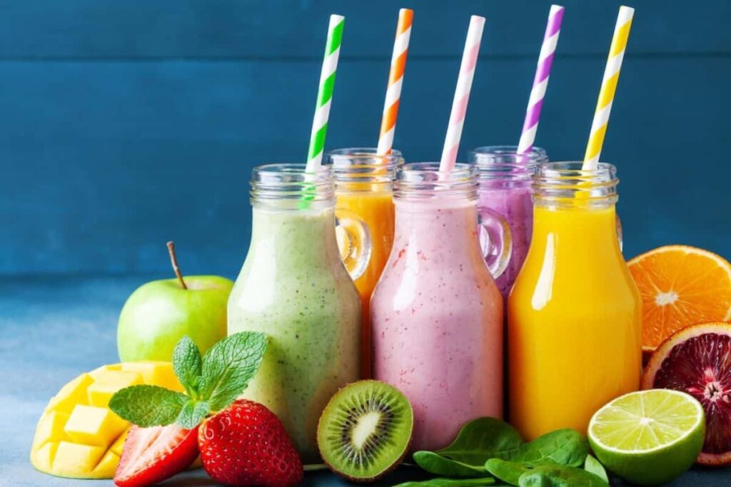 A quick homemade smoothies: A healthy blend