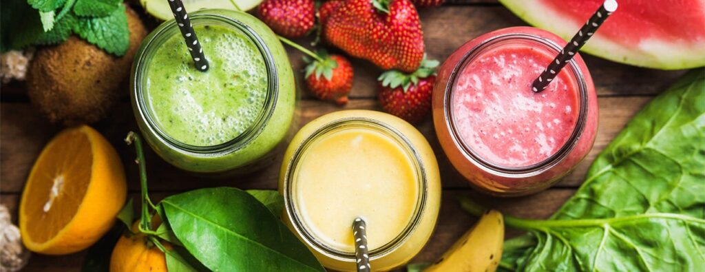 A quick homemade smoothies: A healthy blend